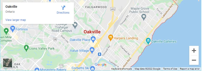 oakville map